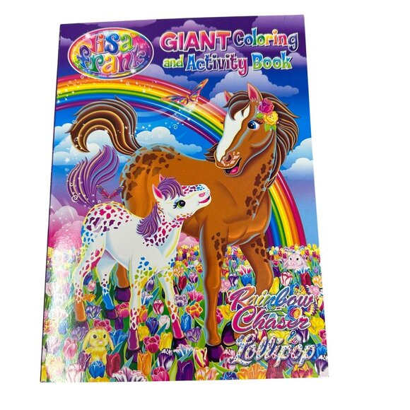 Lisa Frank Giant Coloring Activity Book 2019 Crayola Twistables Crayons Lot of 5 - Picture 3 of 9